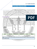 Bank Reconciliation Statements