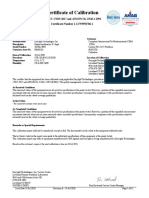 Certificate of Calibration: ISO/IEC 17025:2017 and ANSI/NCSL Z540.1-1994 Certificate Number 1-12793950706-1