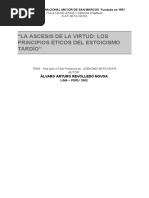 La Ascesis de La Virtud Los Principios Éticos Del Estoicismo Tardío