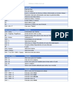 Curso - Atalhos No Excel - em Branco