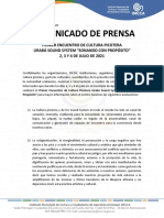 Comunicado de Prensa Urabá Sound System