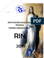 Institución Educativa Técnica María Inmaculada Rin