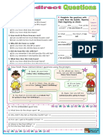 Choose The Right Option. .: Complete The Questions With A Verb From The Bubble. Rewrite Them Beginning As Shown