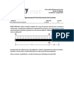 Examen Final de Estructuras de Concreto