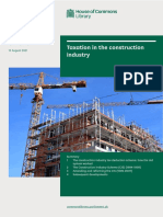 Taxation in The Construction Industry: by Antony Seely 13 August 2021