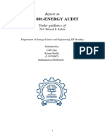 En 601-Energy Audit: Report On