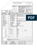 600 # ANSI Piping Data