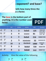 What Is An Exponent? and Base?