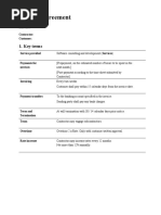 Services Agreement: 1. Key Terms