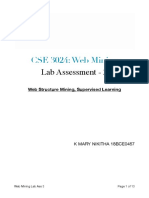 CSE 3024: Web Mining: Lab Assessment - 3