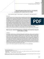 Proceso de Tranformacion Hacia Las Redes Integradas de Salud Del Peru-Articulo