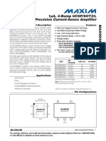 1 A, 4-Bump UCSP/SOT23, Precision Current-Sense Amplifier: General Description Features