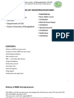 Presentation On Microprocessor 8086'