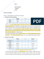 Part A: Descriptive Statistics Analysis: Mean Median Mode