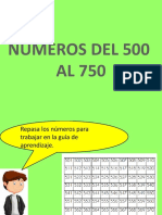 Números Del 500 Al 1000