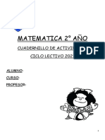 Cuadernillo de Actividades 2021 2° Año