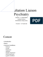 Consultation Liaison Psychiatry