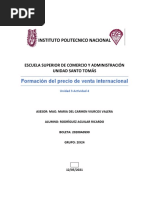 Formación Del Precio de Venta Internacional