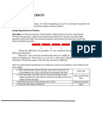 Interprets Measures of Position