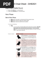 Aos 3 Cheat Sheet - Ghb2021: Beginning of Battle Round