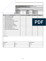 Quality Control - Works Inspection: Modular False Ceiling