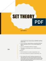 Lecture 2 Set Theory