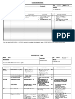 Hazid Report Form: Project: Drawing Nos Date: Sheet No: Area or System: Attendees