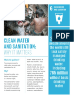 Clean Water and Sanitation:: Why It Matters