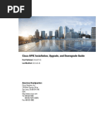 Cisco APIC Installation Upgrade Downgrade Guide