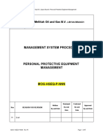 MOG-HSEQ-P-xxx Rev P1 PPE Management