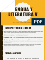 Lengua y Literatura V Modulo 3