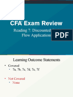 Reading 7: Discounted Cash Flow Applications