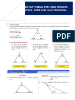 Propiedades Fundamentales de Los Triángulos para Cuarto de Primaria