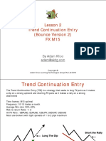 Lesson 5 Trend Continuation Entry (TCE) Strategy