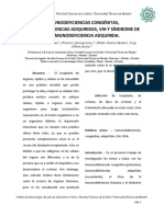 Inmunodeficiencias Congénitas, Inmunodeficiencias Adquiridas, Vih y Síndrome de La Inmunodeficiencia Adquirida.