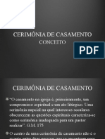 Cerimônia de Casamento