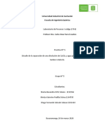 Informe Filtración