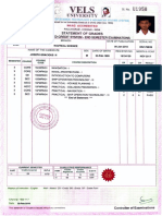 Chenna: Choice Based Credit System-End Semester