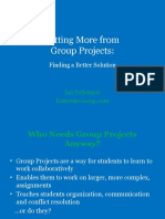 Getting More Group Projects