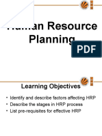 Human Resource Planning