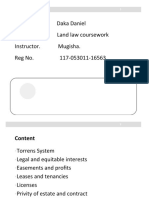 Land Law Summary