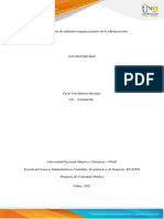 Fase 2 - Análisis de Ambientes Organizacionales de La Administración