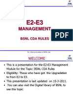 BSNL CDA Rules