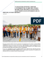 24-06-2019 Héctor Astudillo Inaugura Puente y Red de Electrificación Inversión de 19 MDP Del Fondo Minero