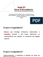 Aula 01 - Fonética Articulatória