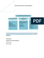 Instrumentos Economicos para La Gestion Ambiental