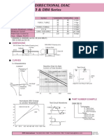 Bi-Directional Diac DB3 & DB4 Series: Specifications