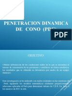 Penetracion Dinamica de Cono (PDC)