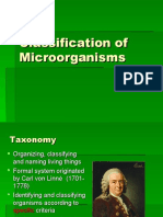 Classification of Microorganisms