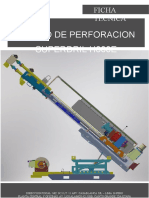 Ficha Tecnica Equipo Diamantina Superdrill H600e.